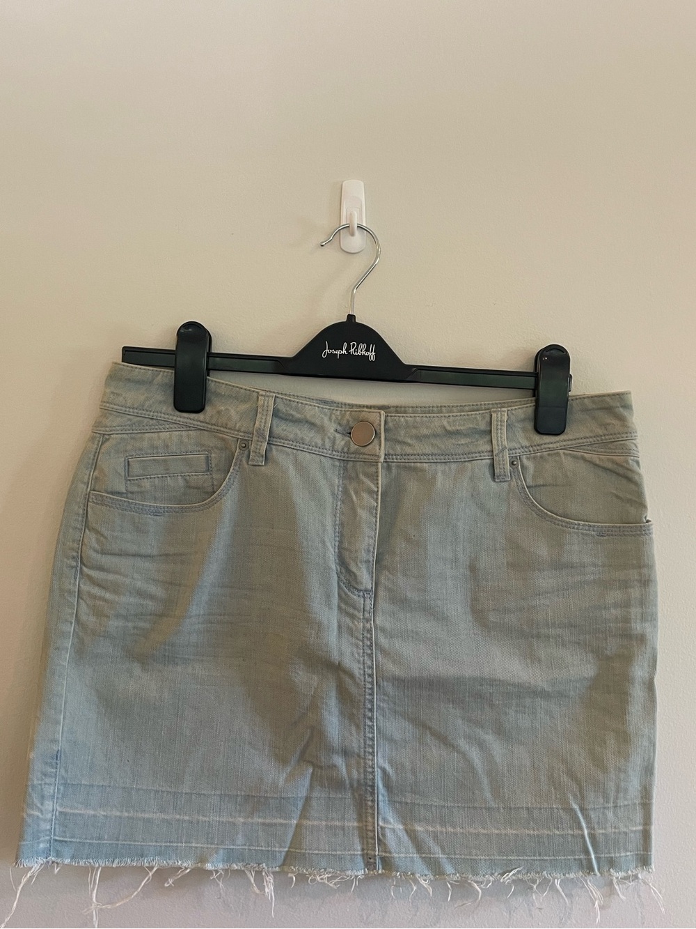 Vintage Light Blue Denim Mini Skirt